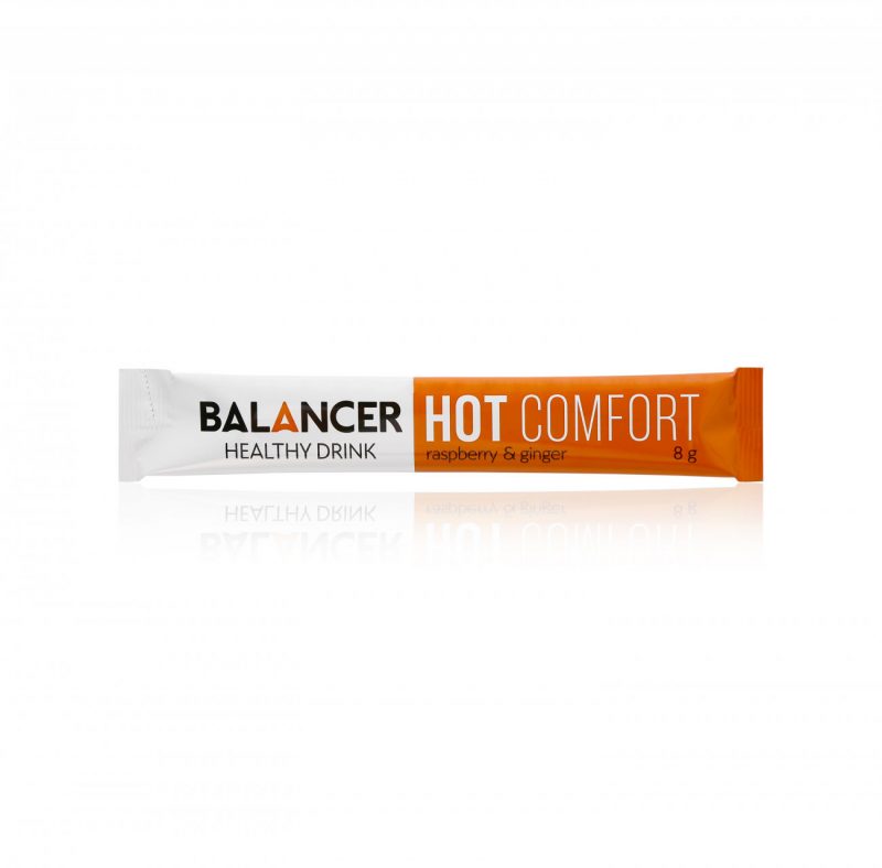 BALANCER HOT COMFORT Напиток со вкусом Малина-имбирь, 10 стиков