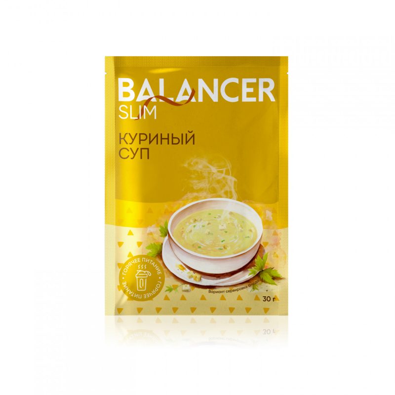 Коктейль BALANCER SLIM со вкусом &laquo;Куриный суп&raquo;, 5 саше