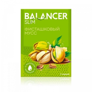 Коктейль BALANCER SLIM со вкусом &laquo;Фисташковый мусс&raquo;, 5 саше